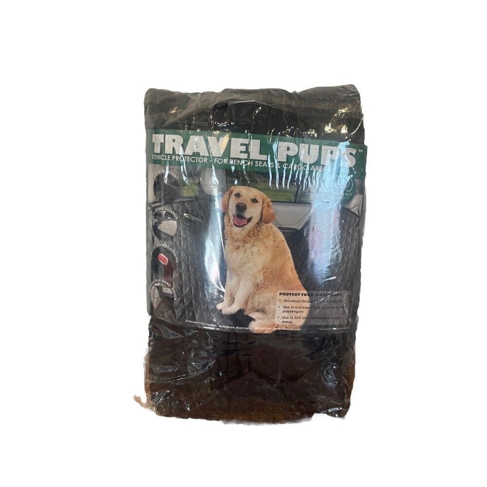 New FurHaven Travel Pup Poly Car Seat Cover Vehicle Protector Bench Seat & Cargo